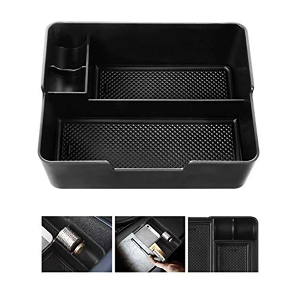 Автомобильный Центральный консольный лоток подлокотник коробка для хранения Tesla