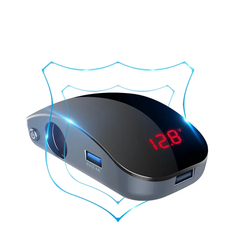 Многонаправленное автомобильное зарядное устройство BC22 розетка прикуривателя