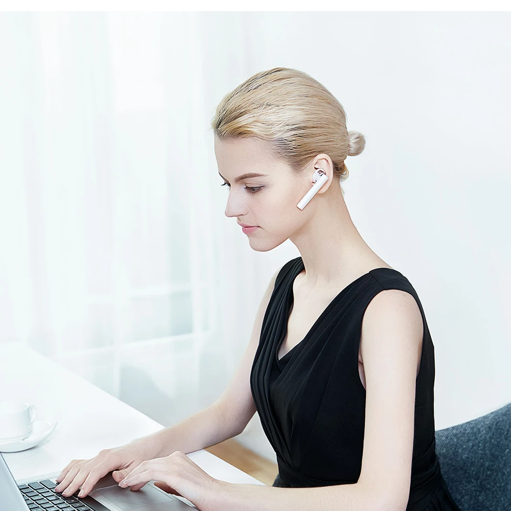 Xiaomi оригинальные беспроводные Bluetooth наушники гарнитура с микрофоном спортивные