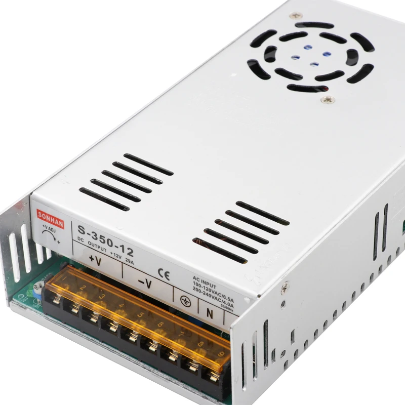 Free shipping! 10pcs/lot S-350-12 350W 12V 29A power supply AC INPUT Switching power supply for LED Strip CNC 3D Printer