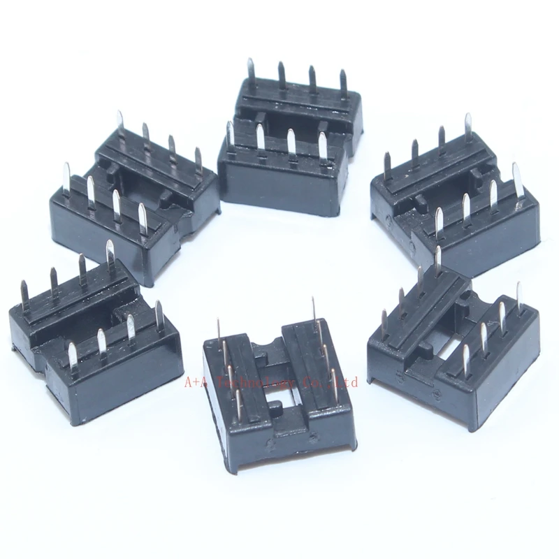 10 шт. 8pin DIP IC розетки адаптер тип пайки 8 Pin 100% оригинал 2 54 мм DIY | Обустройство дома