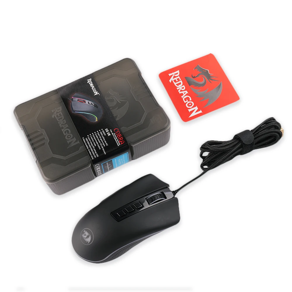 Redragon M711 1 игровая мышь RGB проводная 5000 dpi 6 Регулируемых уровней с 8 кнопками для ПК