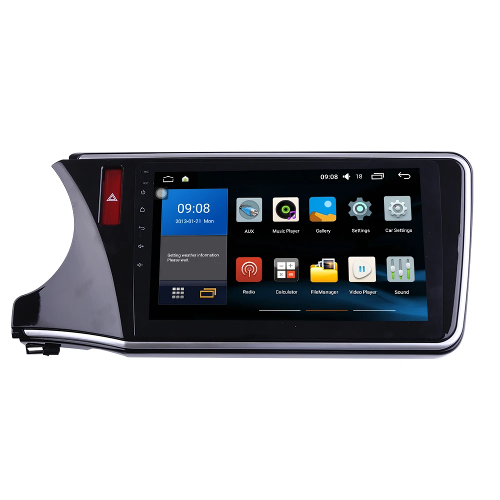 Восьмиядерный 1024*600 Android 8 1 автомобильный DVD GPS навигационный плеер Deckless стерео для
