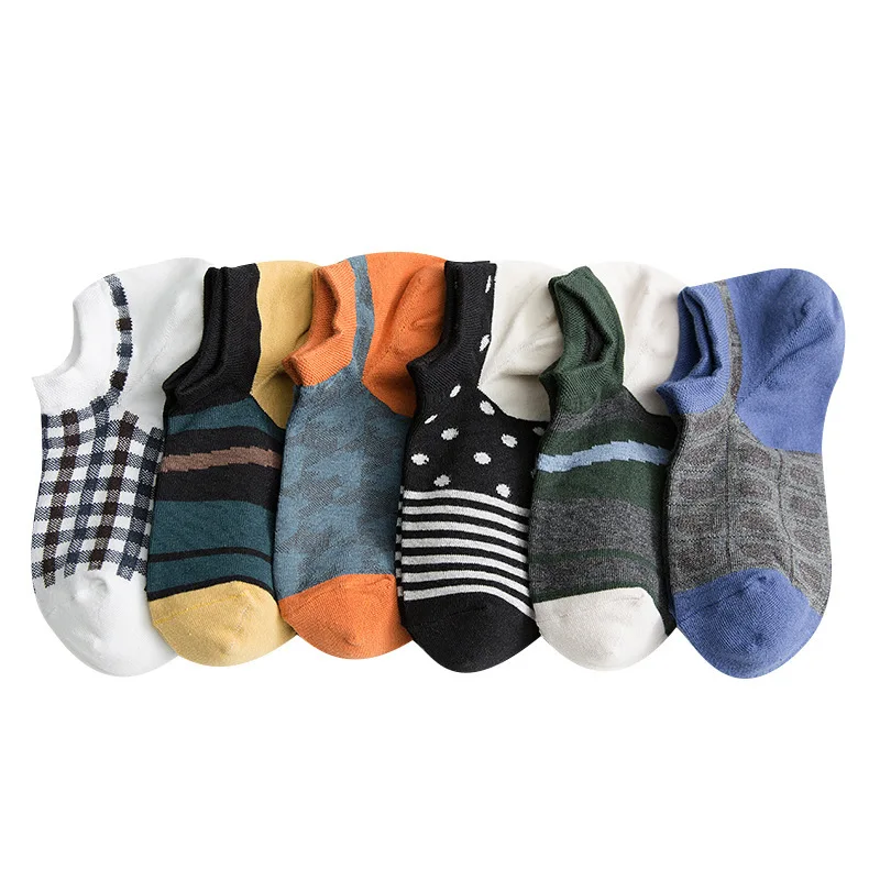 

PEONFLY 1pairs Crew Socks Men High Quality Brand Summer Cotton Casual Short Funny Ankle Sock Slippers harajuku