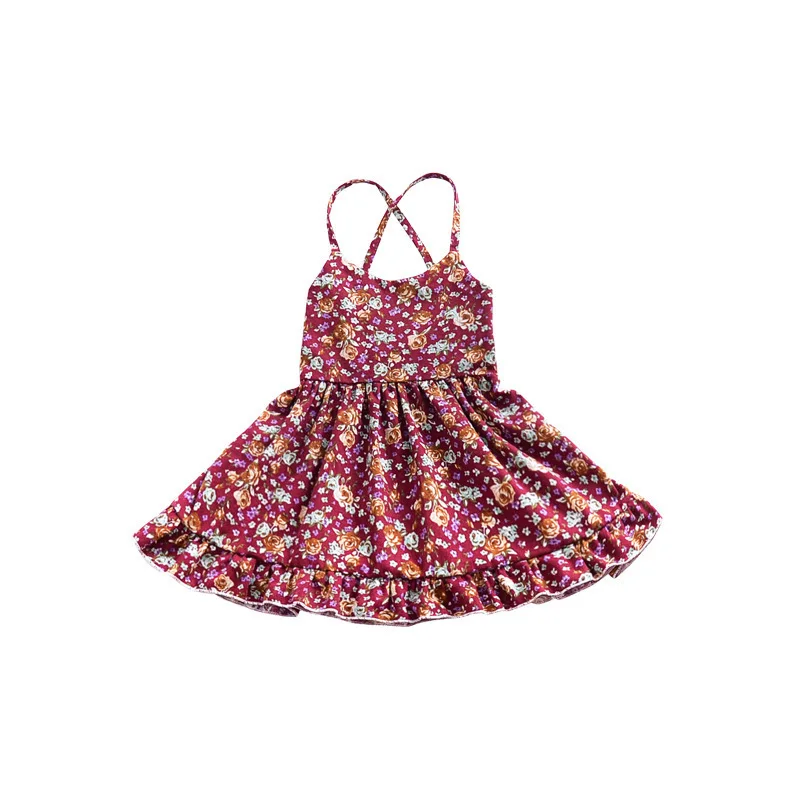 

Newborn Toddler Girls Summer Floral tutu Dress Vestidos Kids Baby Girl Princess Dresses Sundress Clothing
