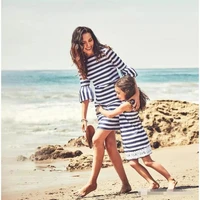 mom and me clothes mom girl striped matching dress family look family matching outfits mom mom daughter summer beach dresses