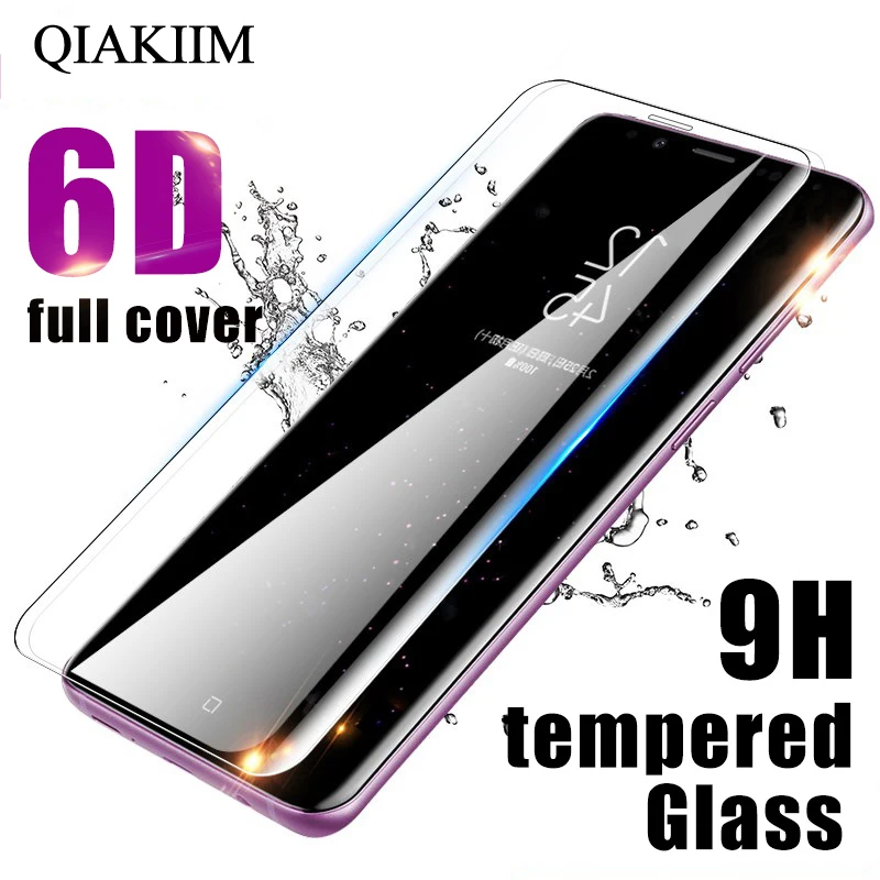 6D полностью изогнутая Защитная пленка для экрана Samsung Galaxy S8 S9 S10 S20 Plus прозрачная