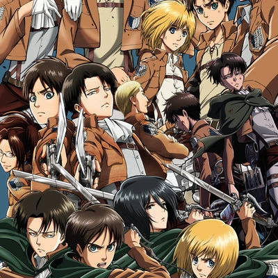 Ламинированный плакат Attack On Titan Collage (24x36)|Таблички и знаки| |