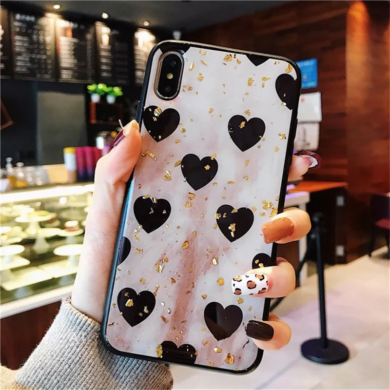 Lovebay чехол для телефона iPhone 6 6s 7 8 Plus X XR XS Max роскошный блестящий яркий фольга