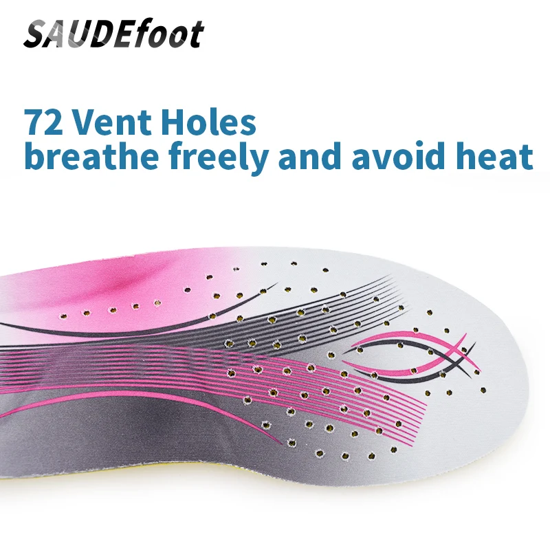 High Quality Memory Foam Insole Orthotic Arch Insert Insoles Cushion Sport Support Shoe Pads wiht Nylon Insert