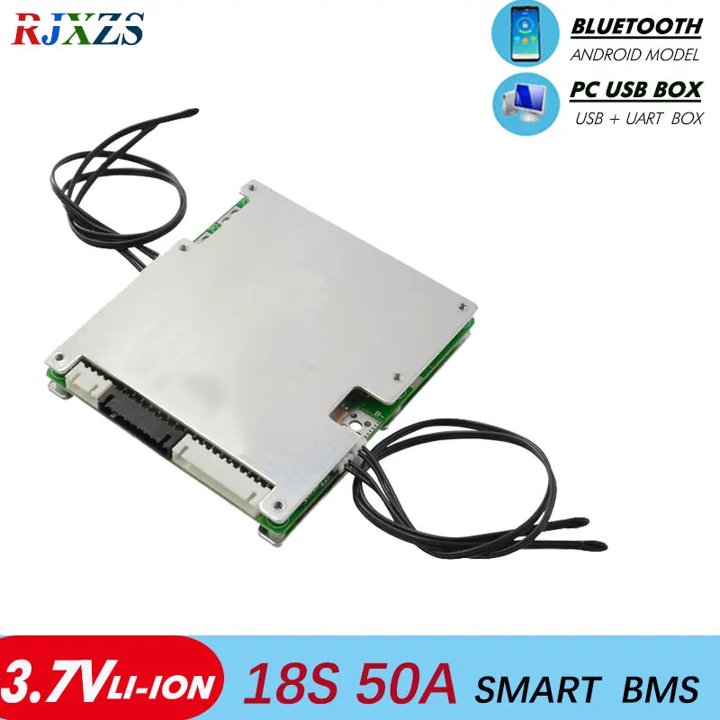 Смарт bms 18 S 50A литий ионный смарт pcm с android Bluetooth приложение UART bluetooth wi программное
