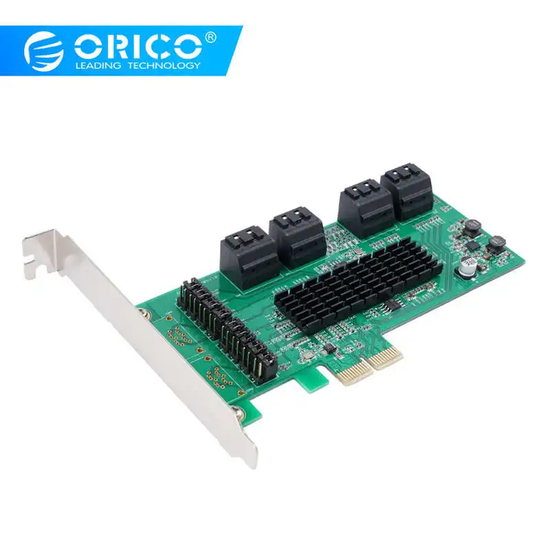 Orico 8 портов Sata 3 0 Pci E X1 к Usb3.0 Экспресс карта расширения Usb Ncq протокол 6 Гбит/с