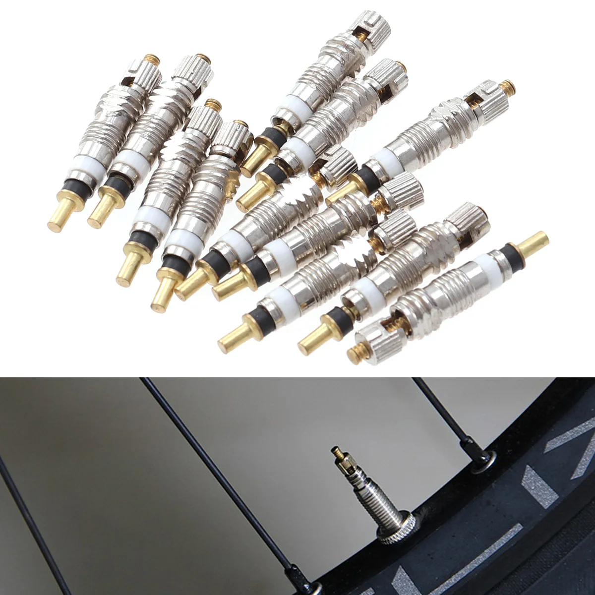 Велосипедный клапан сердечника стволовых Presta стиль золотник шины для