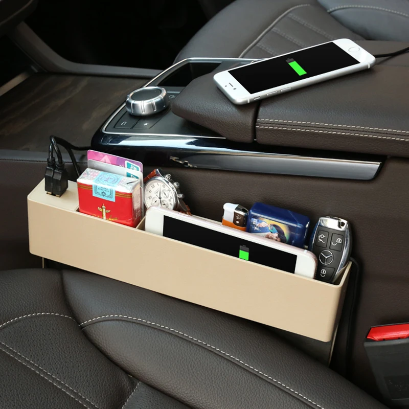Автомобильный Органайзер двойной usb порт для зарядки автомобильного сидения