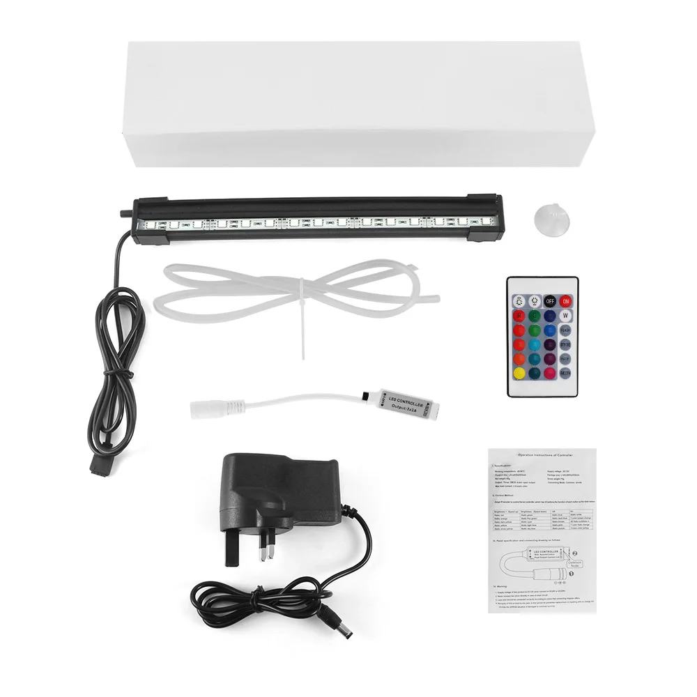 Погружной светодиодный световая лампа 5050 SMD RGB цвет для аквариума аквариум UK