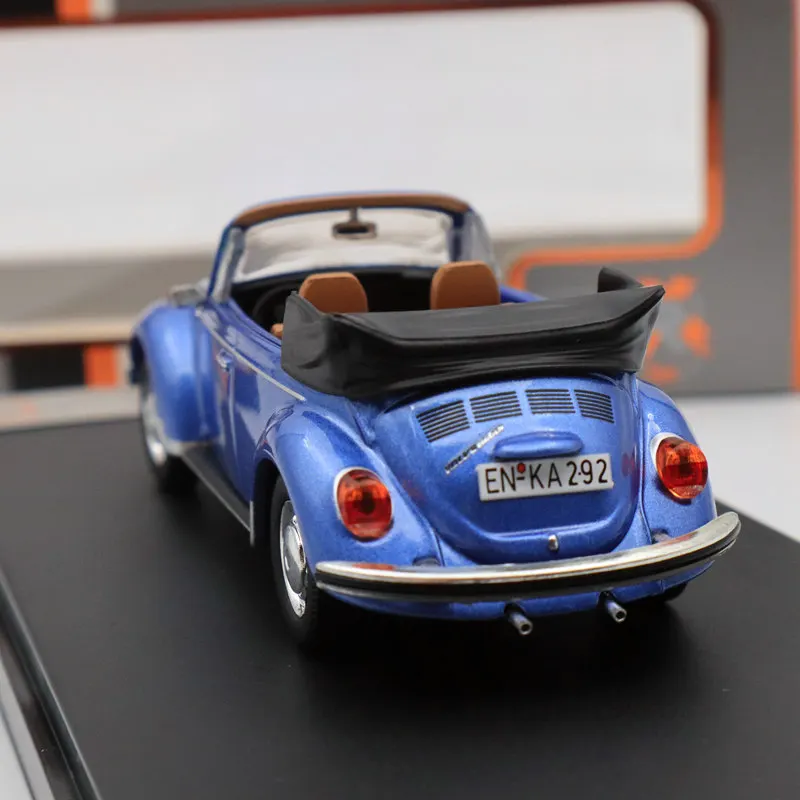 Премиум X 1:43 SUPER BEETLE модель для литья под давлением с металлическим синим верхом