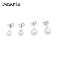 85mm white pearl earrings women stud earring orecchini perle boucle oreille parel oorbel aretes perola inci kupe kolczyki e2799
