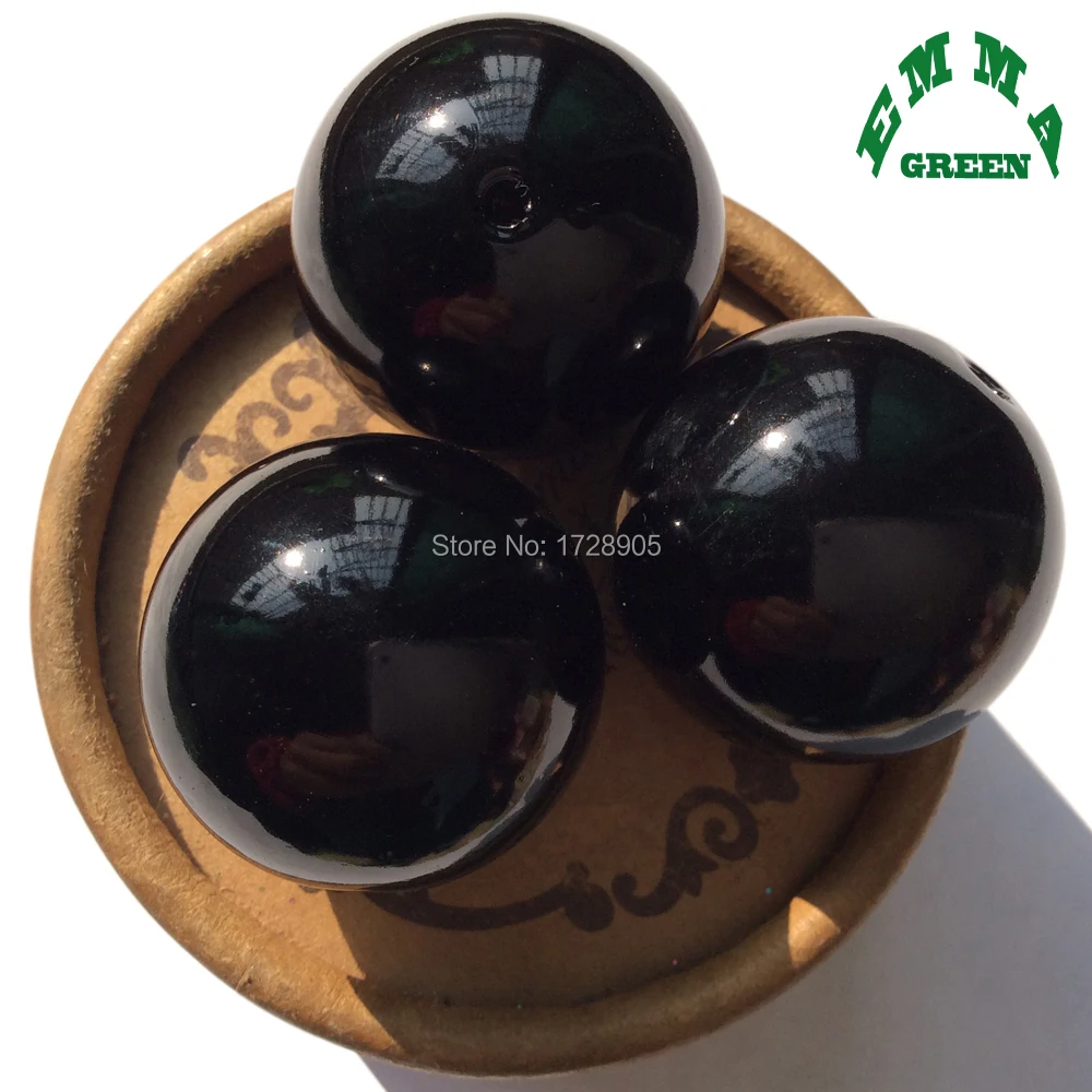 Beads for Jewelry making ABS Pearl Beads A40 Black Bead 6mm to 30mm Chunky beads Bubblegum Beads Loose Bead for Vase fill