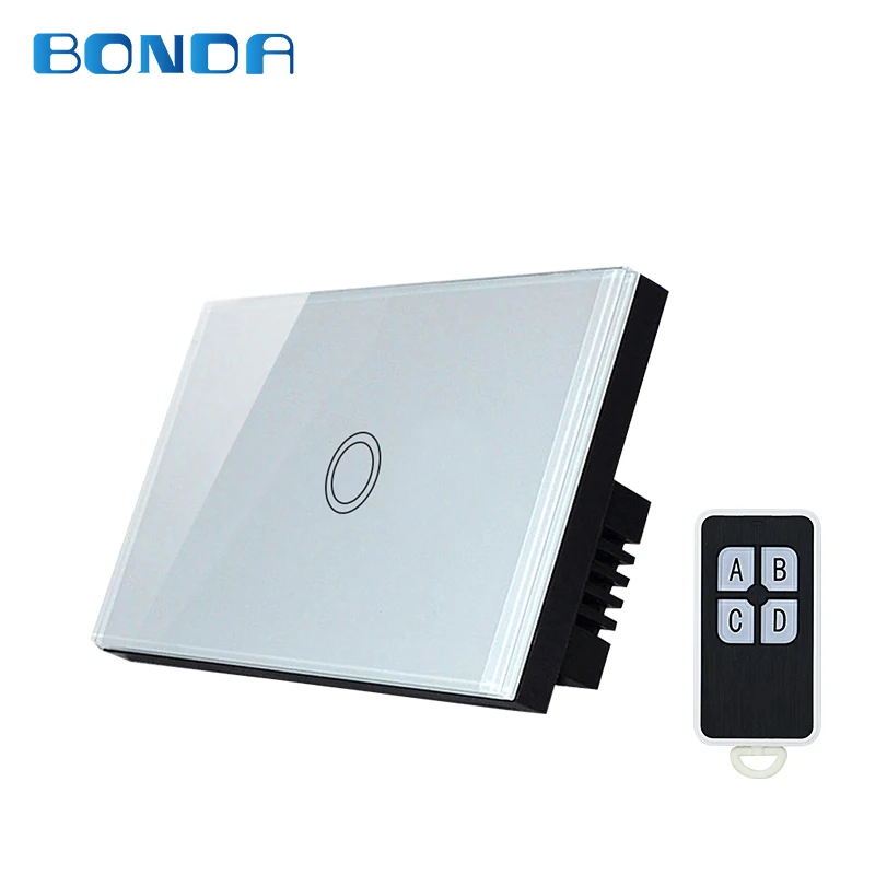 BONDA Стандартный сенсорный fernbedienung schalter палочка 3 gruppen 1 luxus glas панель licht 120 * мм 72