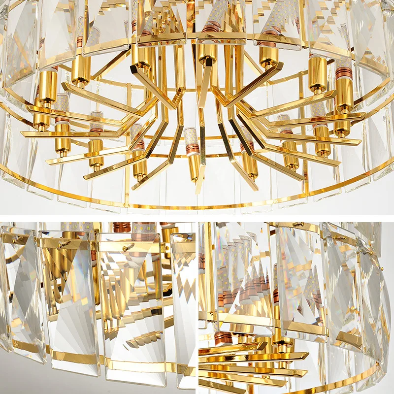 Новая постмодернистская люстра атмосферсветильник роскошная хрустальная лампа