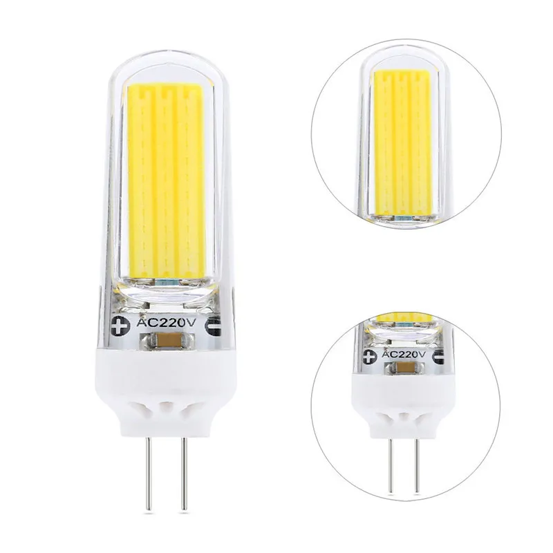 CLAITE затемняемый G4 3 Вт COB2609 теплый белый чистый LED кукурузная лампа AC220V 360 градусов