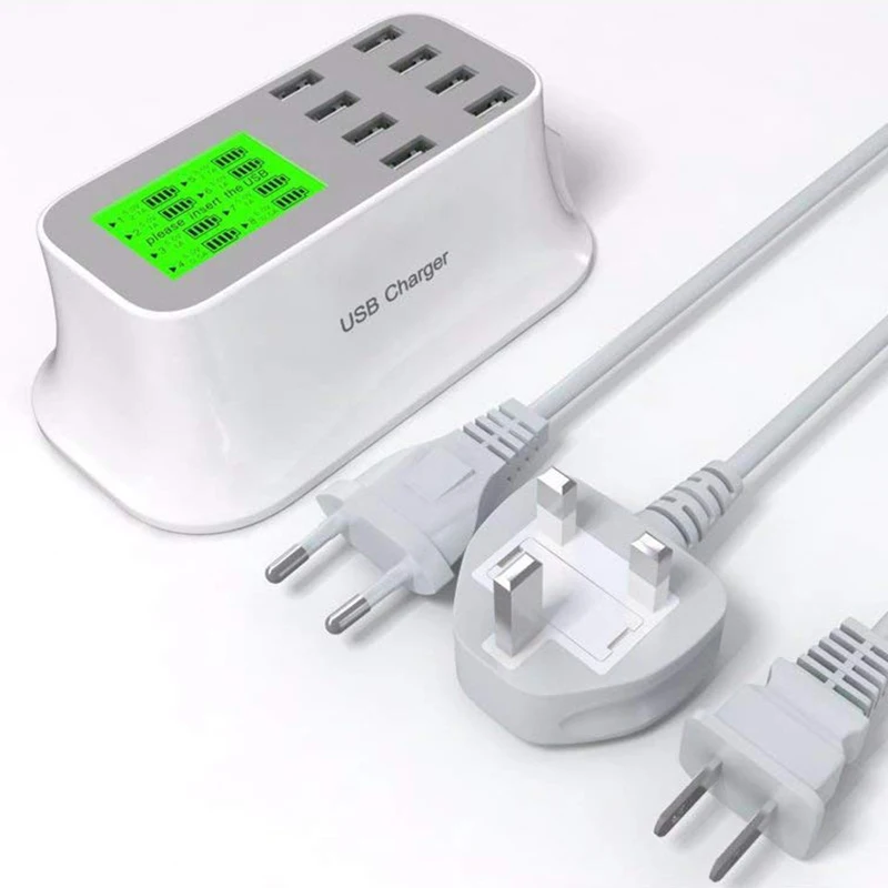 HFES 8 port несколько USB настенное зарядное устройство для путешествий адаптер