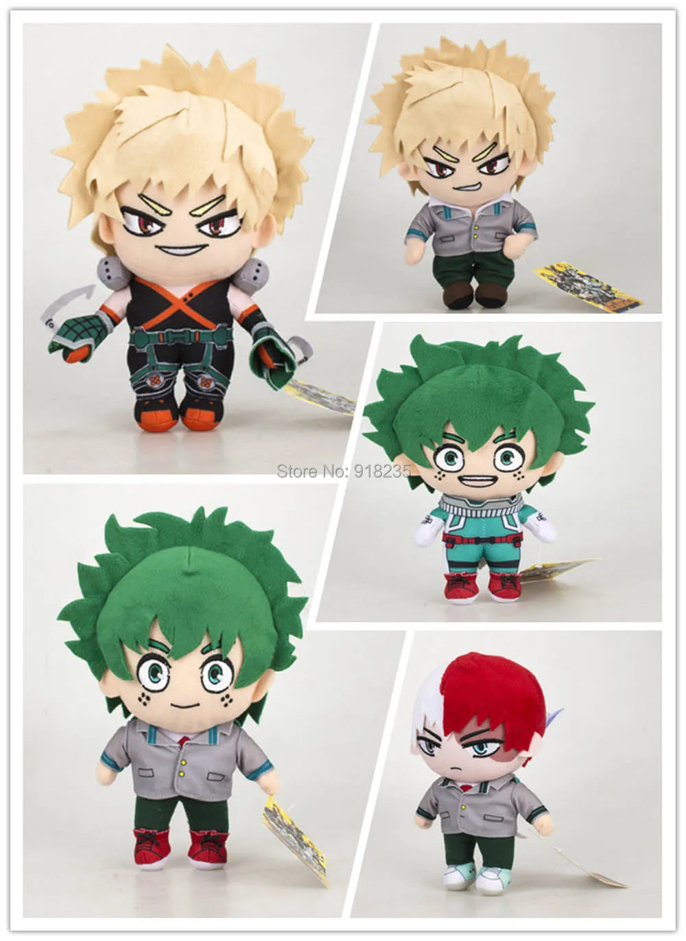 Отель 5 стилей плюшевые куклы My Hero academic Midoriya Lzuku bakugou katsuki Todoroki Shoto 20 см мягкие