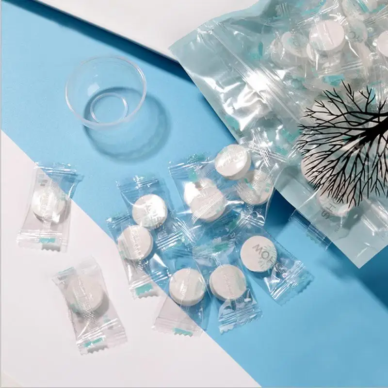 Сжатая маска 50 шт./пакет одноразовая увлажняющая из натурального хлопка форма