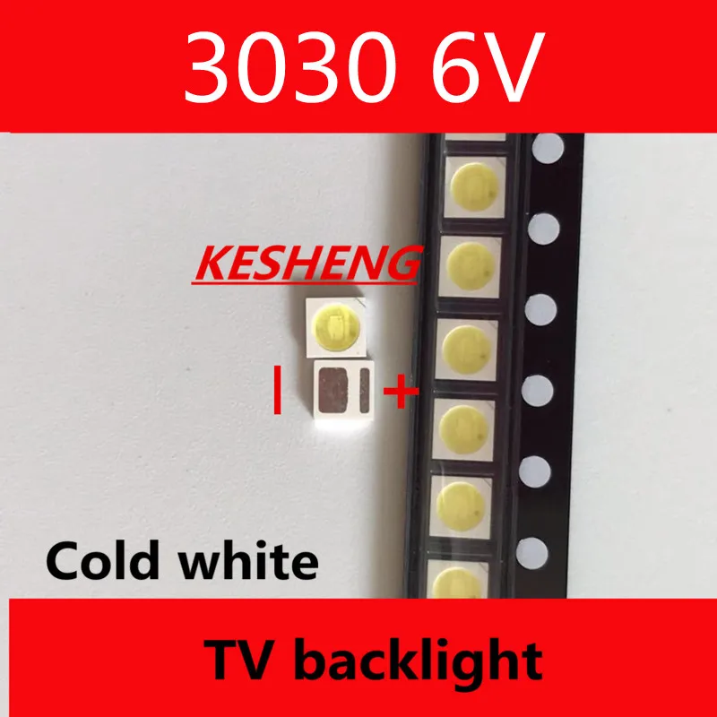EVERLIGHT светодиодный фонарь высокой мощности Светодиодный 1 8 Вт 3030 6 в холодный