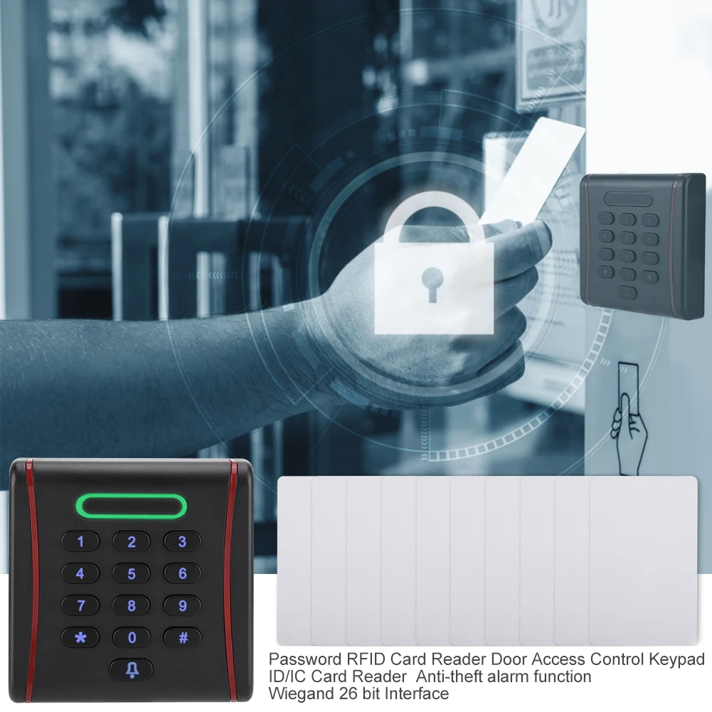 Новое прибытие Пароль RFID кард ридер дверь контроль доступа интерфейс wiegand