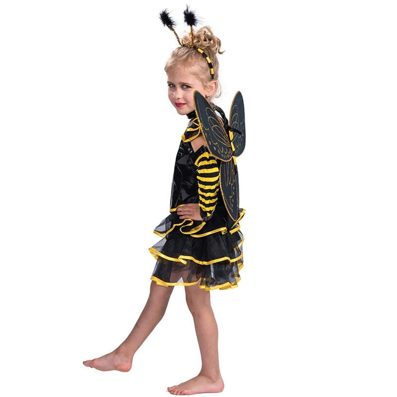 Little Girls Halloween Punky Bee Costume Set | Тематическая одежда и униформа