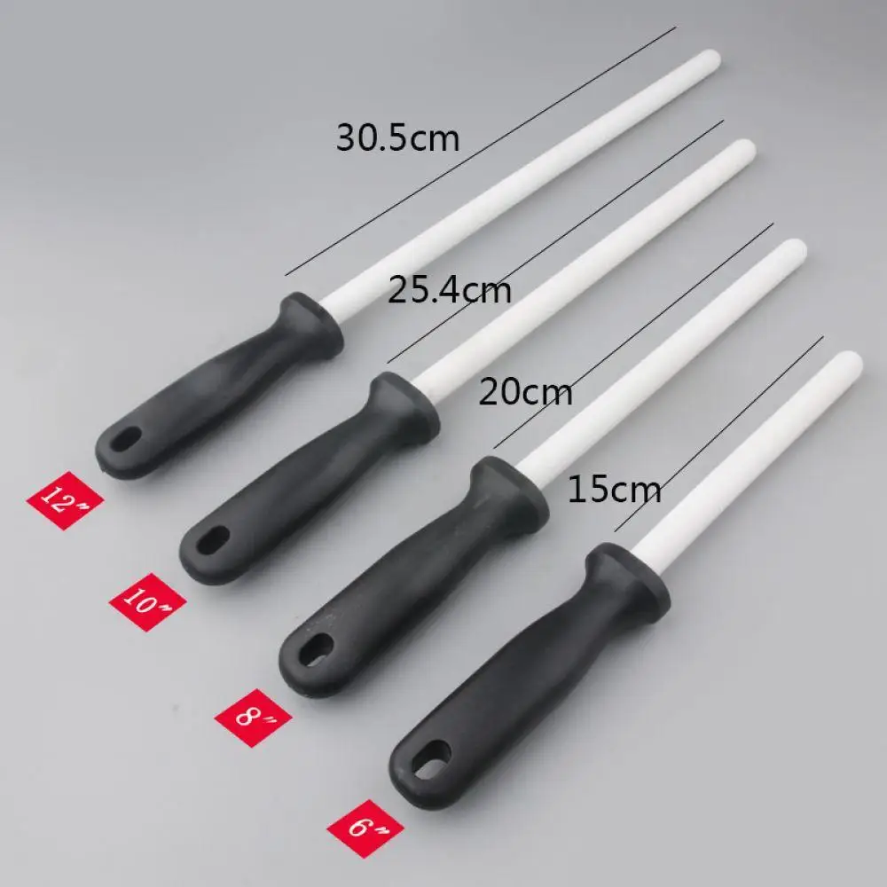 1 Pcs Ceramic(zirconia) Rod Knife Sharpener With ABS Handle Sharpening For Chefs Steel Knives Kitchen Assistant Helper | Дом и сад