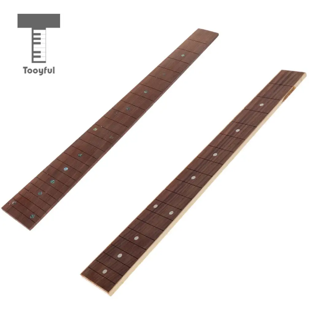 Гриф для гитары Rosewood 19/24 грифельная доска с белой акриловой инкрустацией
