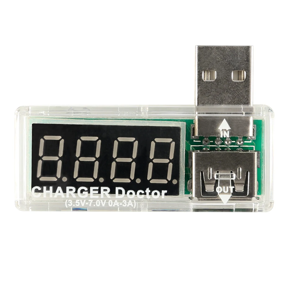 Вольтметр Smart Electronics цифровой USB Мобильный измеритель напряжения зарядка тока