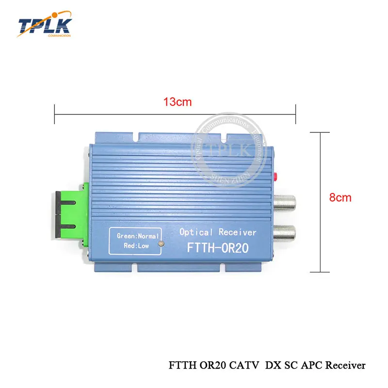 Алюминиевый CATV FTTH AGC Micro SC APC SX разъем для PON OR20 волоконно оптический приемник