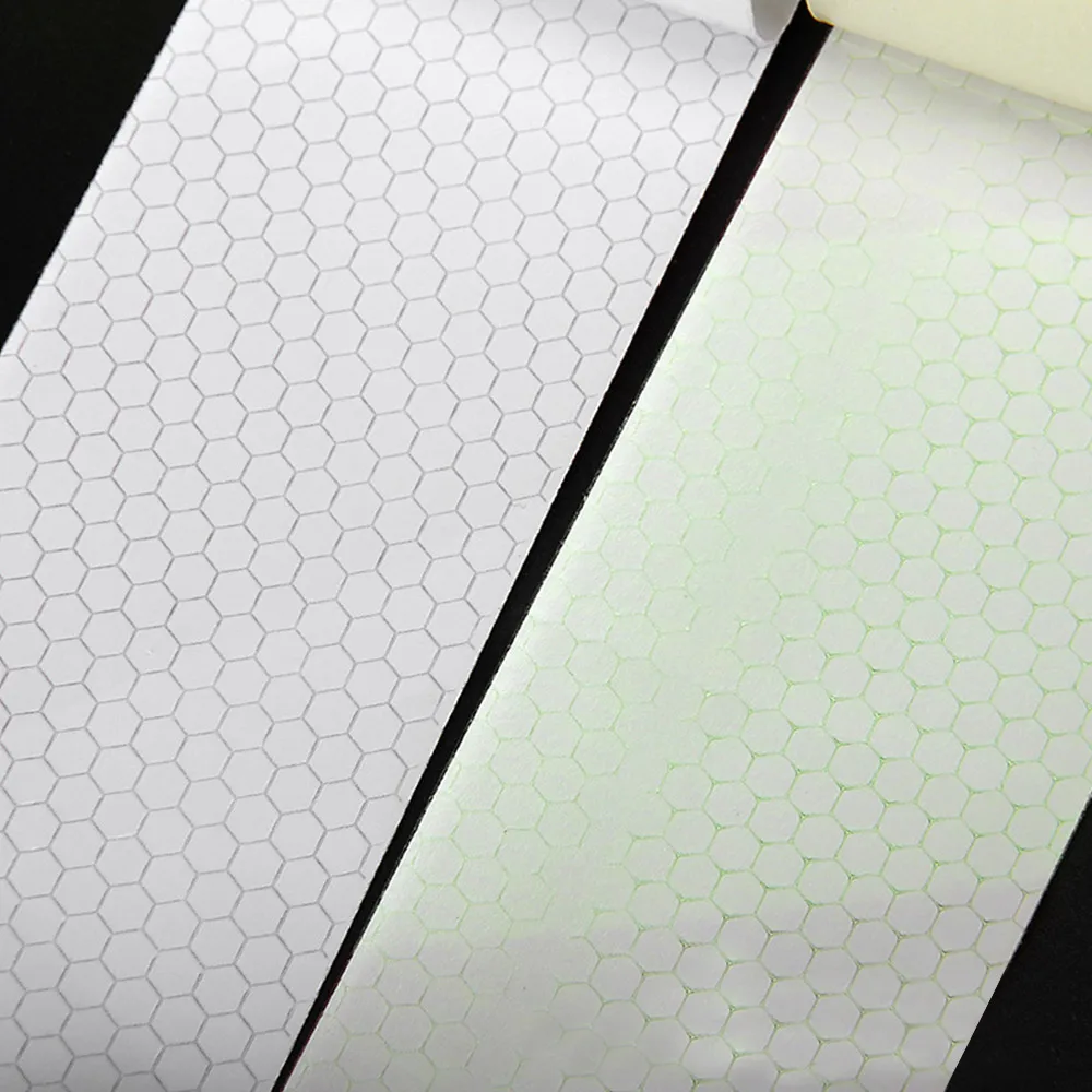 Светоотражающая Предупредительная лента 5 см х 3 м цветов цветная гладкая поверхность флуоресцентная