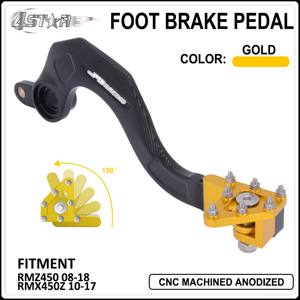 

Алюминиевая педаль заднего тормоза для мотоцикла CNC для SUZUKI RMZ450 2008-2019 RMX450Z 10 11 12 13 14 15 16 17 18 19 внедорожный велосипед