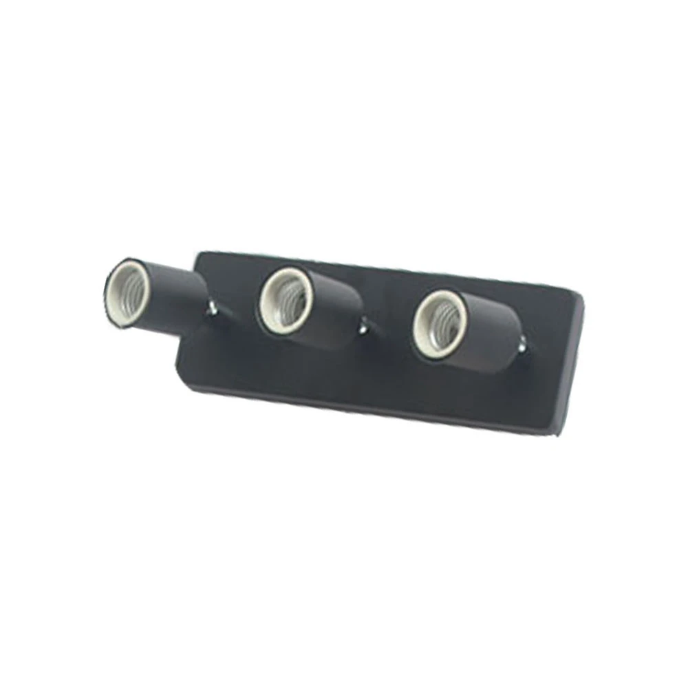 CLAITE AC85-265V 3 головки E27 Базовая розетка прямоугольный вращающийся держатель