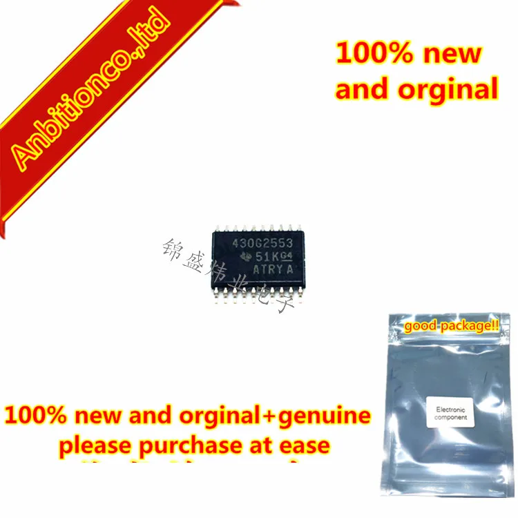 10 piezas 100% nuevo original MSP430G2553IPW20 430G2553 TSSOP20 en stock-0