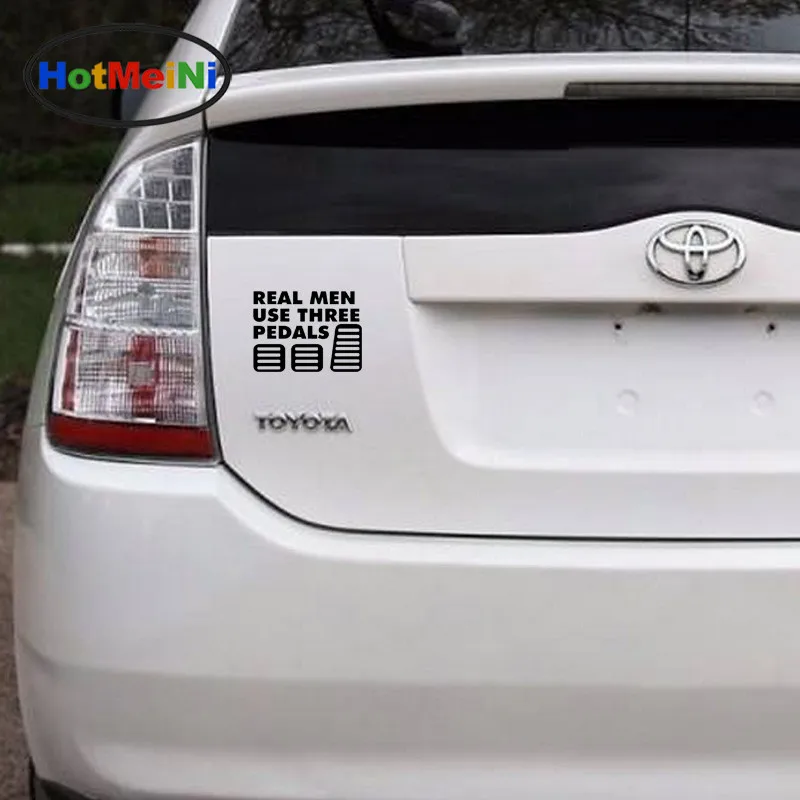 HotMeiNi Car Styling Real Men Use Three Pedals Vinyl Sticker Decal Diesel Turbo Stickers Decals Decoration 15.5CM*11.5CM | Автомобили и