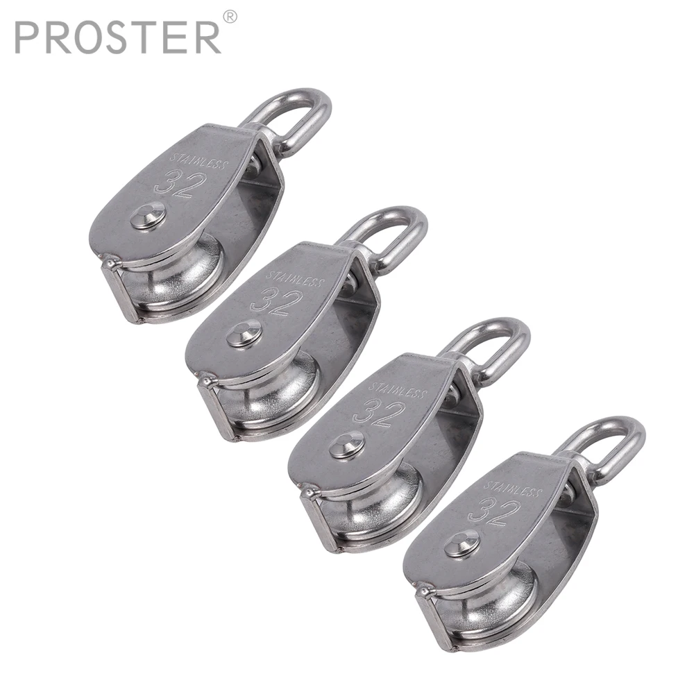 PROSTER 4 шт. M32 сверхмощный 304 нержавеющая сталь Одноколесный поворотный подъемный