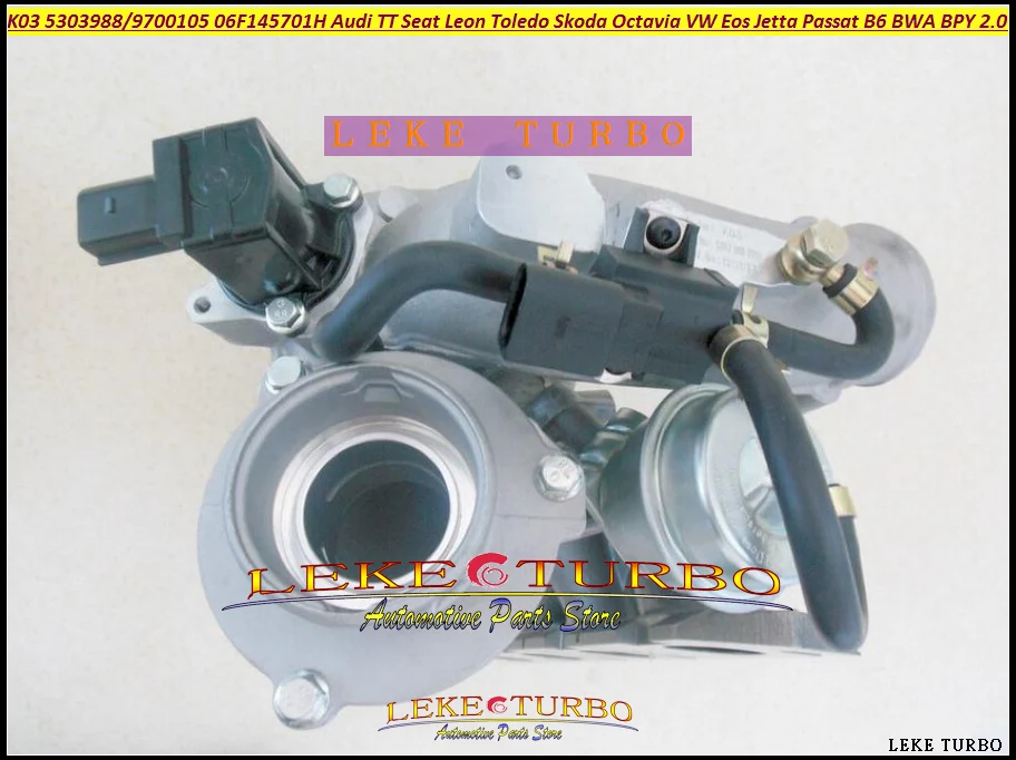 Турбо K03 53039880105 53039700105 06F145701H для Audi TT Leon Фольксваген Толедо Eos Jetta Passat B6 Skoda Octavia BWA BPY
