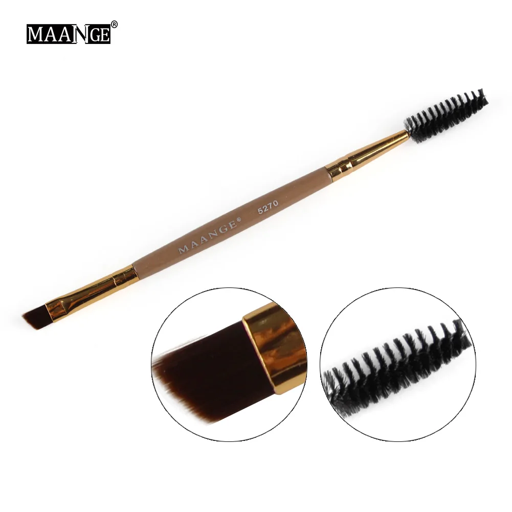 1 шт.. Качественные Двойные концы ресницы для бровей гребень глаза макияж кисти