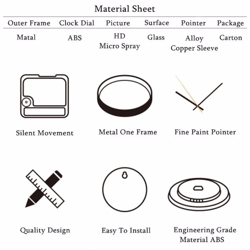 JADUOMA настенные часы 3D кварцевые современный дизайн большие бесшумный механизм