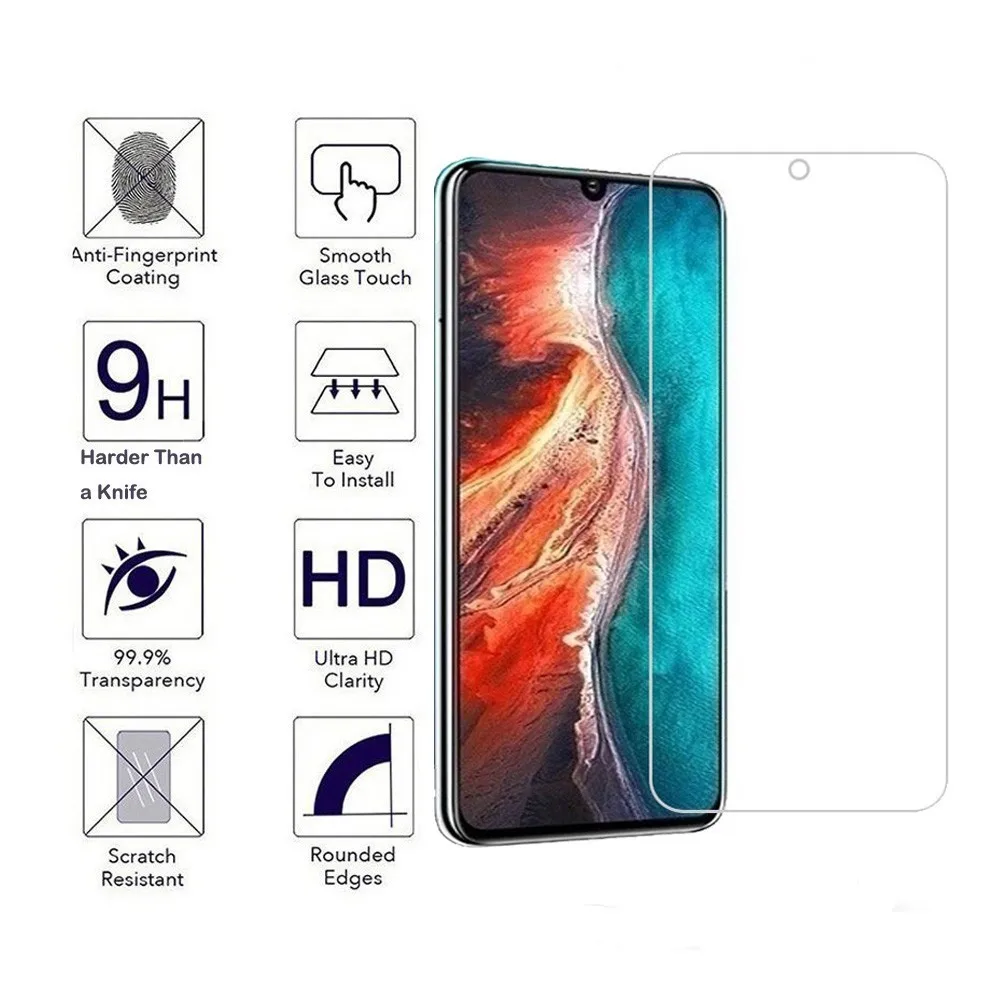 2 шт./упаковка ультратонкое закаленное стекло 0 3 мм 2.5D для Huawei P30 p30 Pro Lite|Защитные