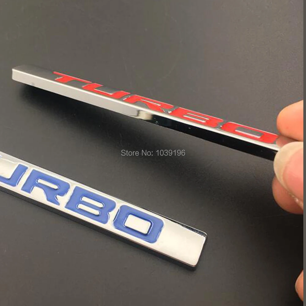 Новый Стайлинг автомобиля Turbo Boost загрузка увеличения 3D металлический