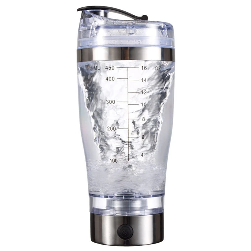 

450Ml Automatic Portable Stirring Blender Battery Powered Self Stirring Milk Shake Cup Electric Coffee Cup Smart Water Bottle