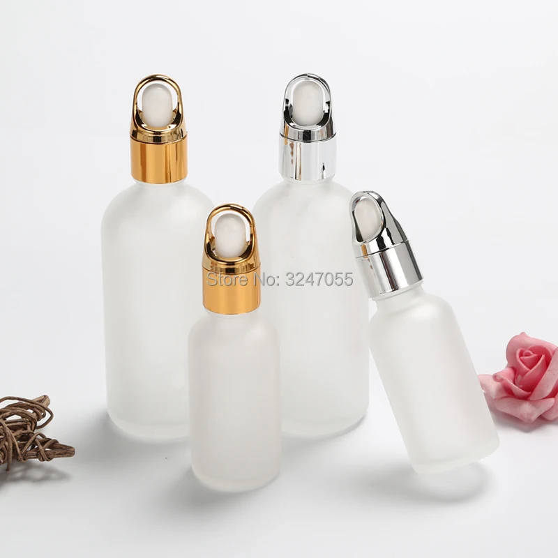 5ml10ml15ml20ml30ml50ml100ml пустые стеклянные косметические эфирные масла Матовые