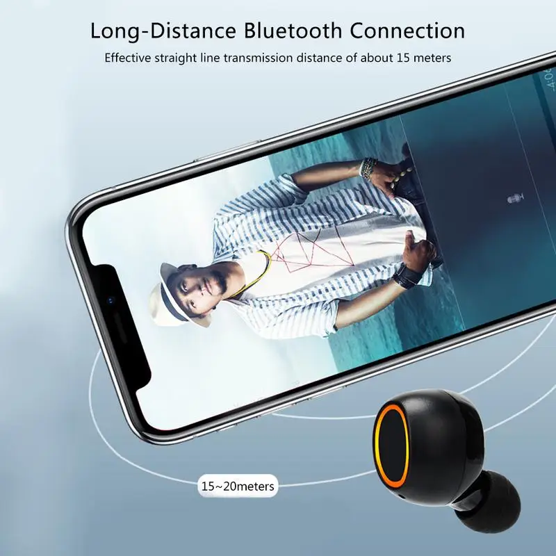 S3 TWS Bluetooth V5.0 + EDR настоящие беспроводные наушники Динамик двойные мини спортивные