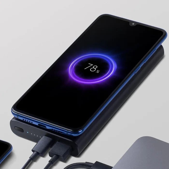 Беспроводное зарядное устройство Xiaomi 10 Вт 10000 мАч быстрая Беспроводная зарядка 5